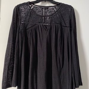 Lucky Brand Lace Detailed Blouse